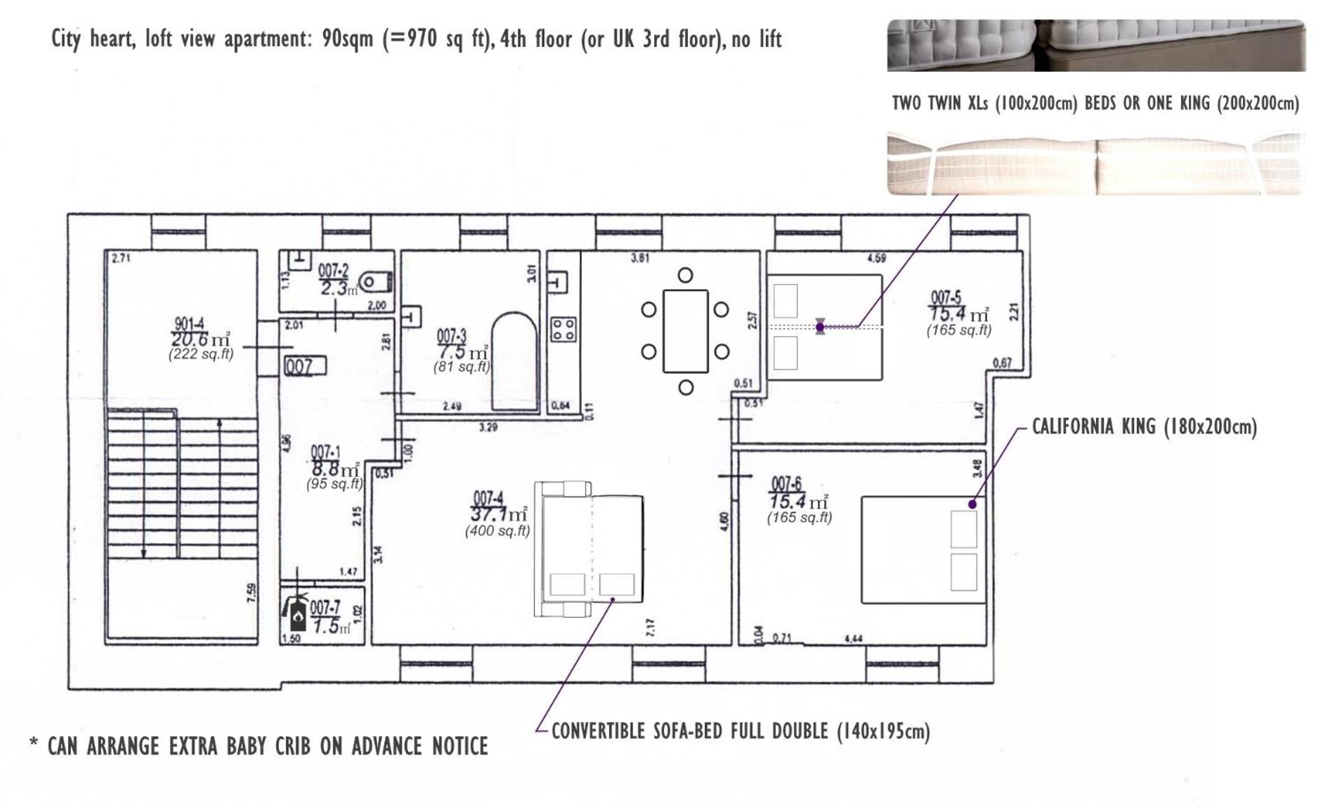 Apartment Heart, Space, Loft View, Free Parking